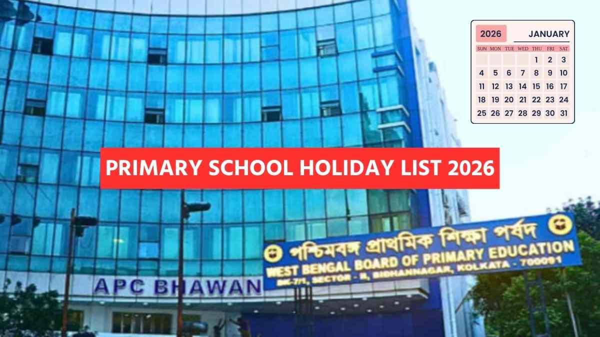 Wbbpe Primary School Holiday List 2026 En