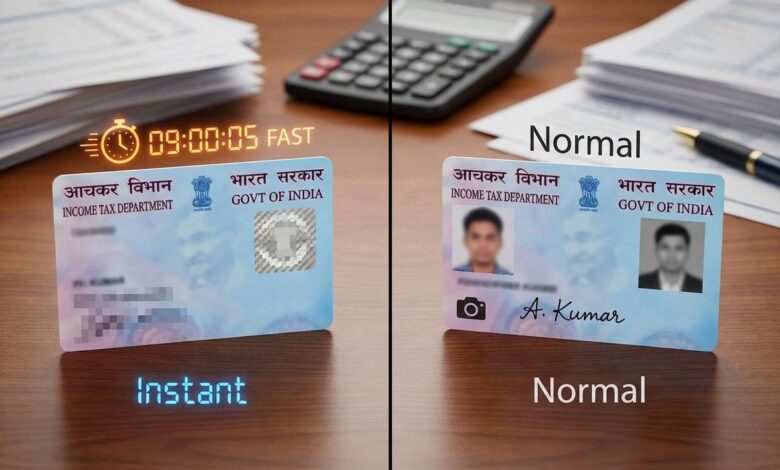 PAN Card: ইনস্ট্যান্ট প্যান কার্ড নাকি নরমাল প্যান? আবেদন করার আগে এই ৫টি মূল পার্থক্য জেনে নিন, নাহলে পস্তাতে হতে পারে 1 PAN Card
