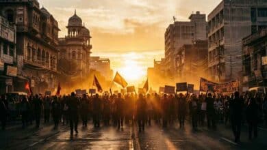 Protest March Movement