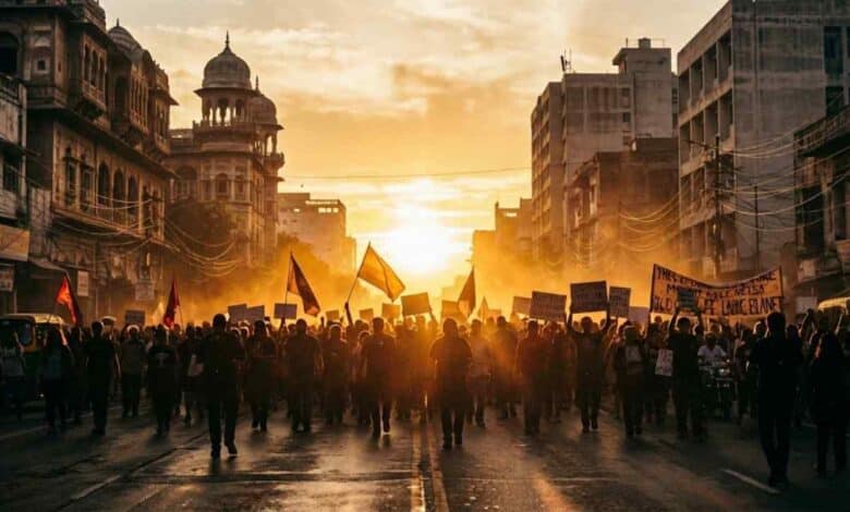 Protest March Movement