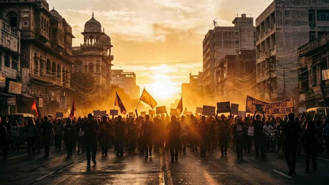 Protest March Movement