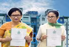 Mamata Banerjee And Chandrima Bhattacharjee Budget Nabanna