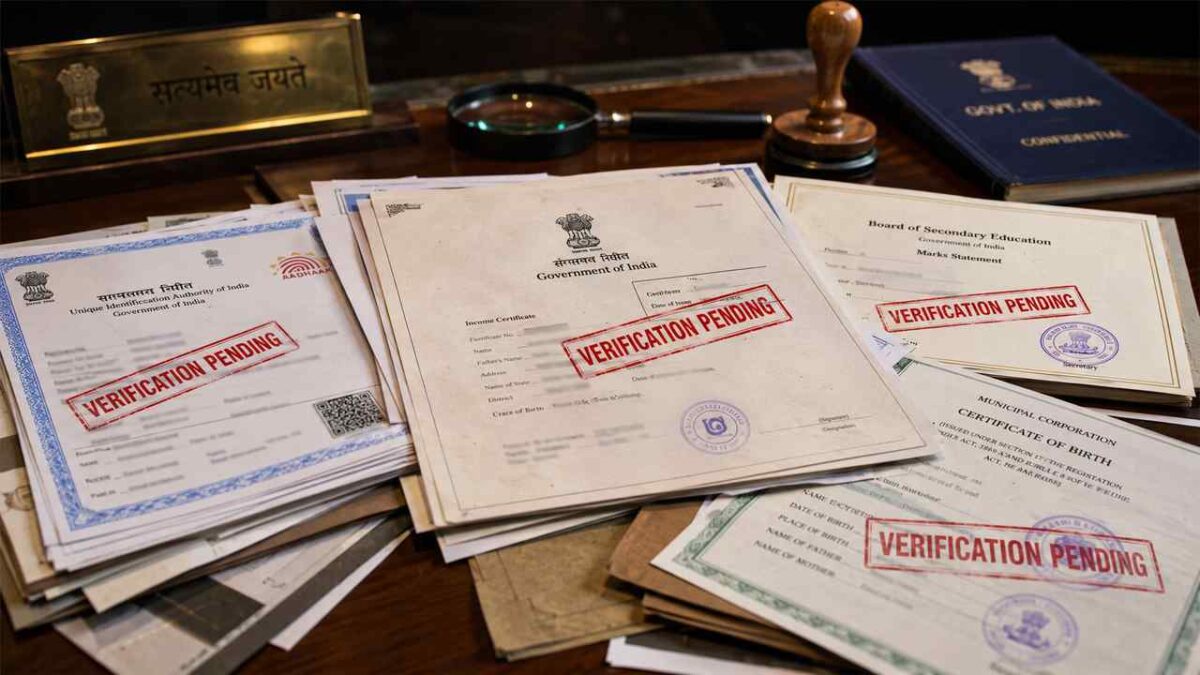Document Verification Caste Certificate