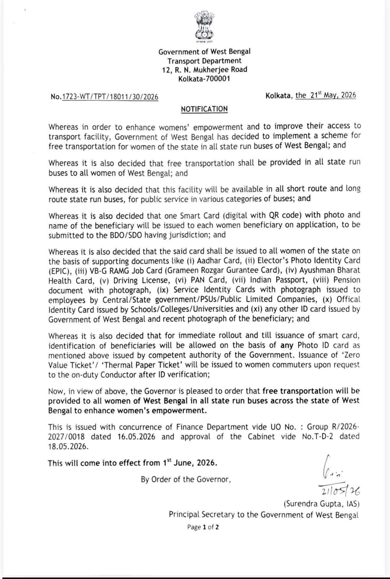 Government Order